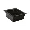 OLTENS Gravan zlewozmywak granitowy 1-komorowy 47x51,5 cm czarny mat 72001300